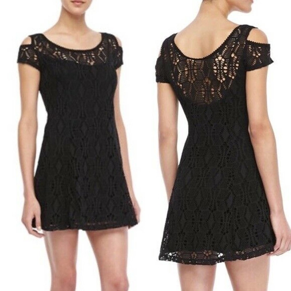 Free People Kiss the Sun Lace Crochet Dress XS/S